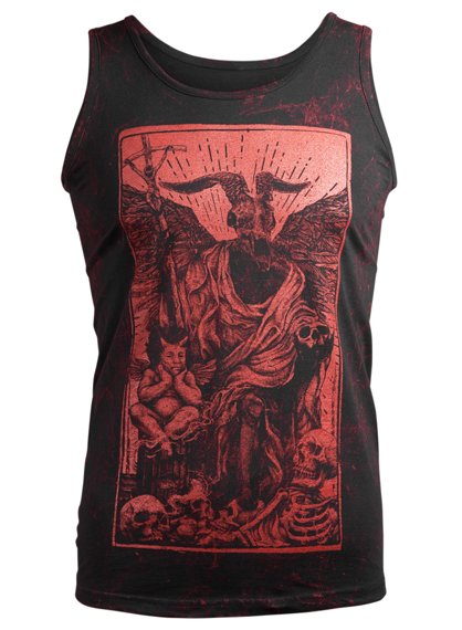 koszulka na ramiączkach AMENOMEN - DEVIL (OMEN094KR ALLPRINT RED)