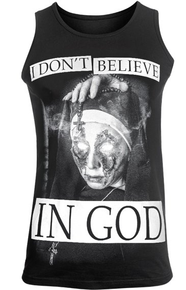 koszulka na ramiączkach AMENOMEN - I DON'T BELIEVE IN GOD (OMEN120KR)