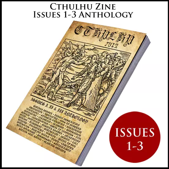 książka CTHULHU ZINE collection 1 (Issues 1, 2 & 3), wersja anglojęzyczna