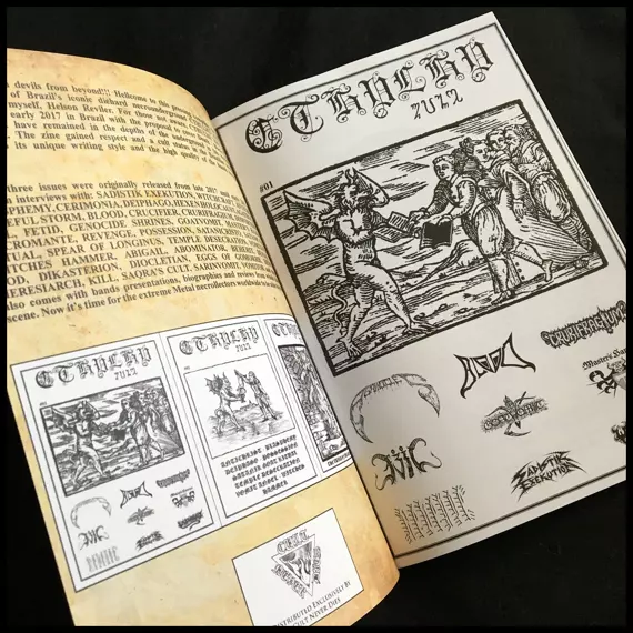 książka CTHULHU ZINE collection 1 (Issues 1, 2 & 3), wersja anglojęzyczna