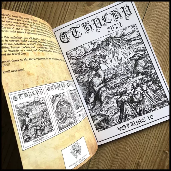 książka CTHULHU ZINE collection 4 (Issues 10, 11 & 12), wersja anglojęzyczna