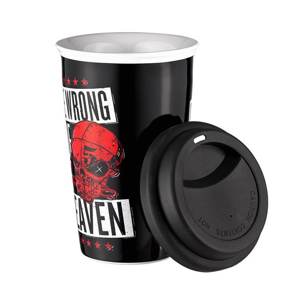 kubek FIVE FINGER DEATH PUNCH - WRONG SIDE, ceramiczny bez ucha