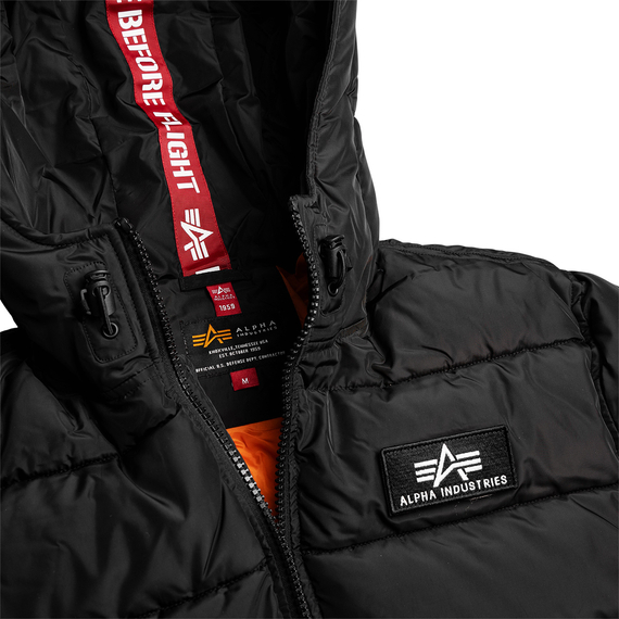 kurtka ALPHA INDUSTRIES - HOODED PUFFER ALPHA