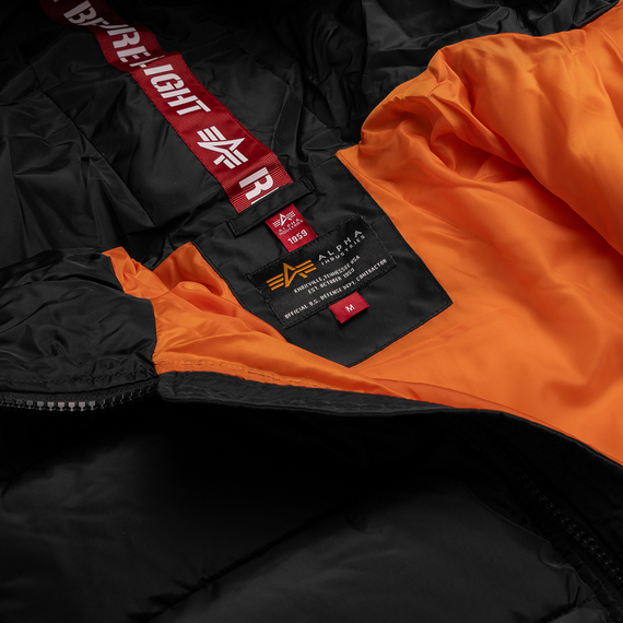 kurtka ALPHA INDUSTRIES - HOODED PUFFER ALPHA