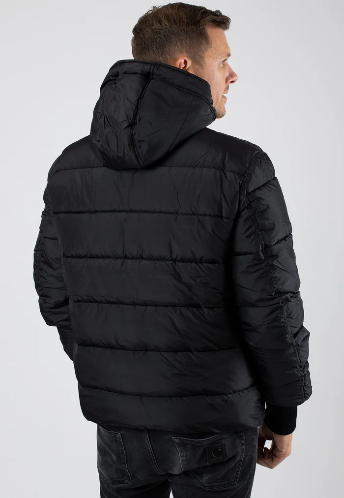 kurtka ALPHA INDUSTRIES - HOODED PUFFER ALPHA