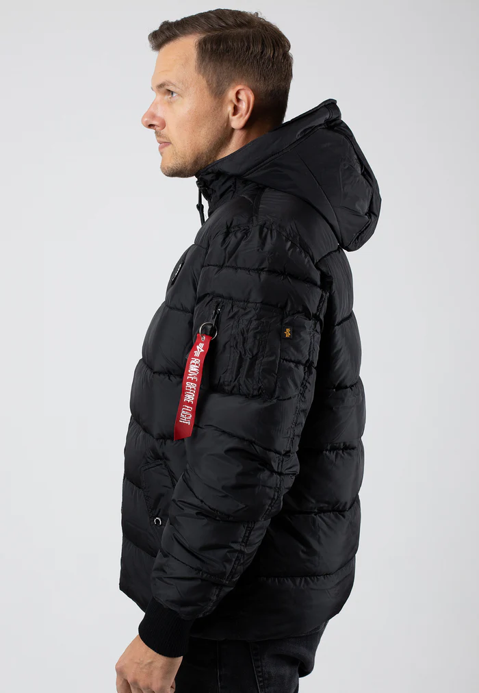 kurtka ALPHA INDUSTRIES - HOODED PUFFER ALPHA