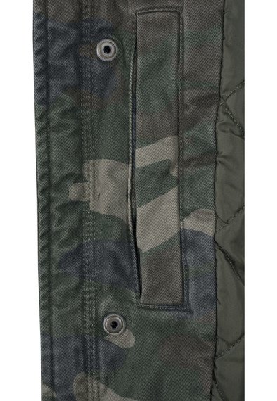 kurtka GARMENT WASHED CAMO PARKA