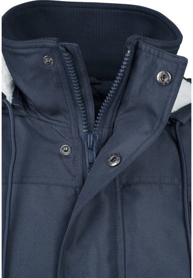 kurtka HEAVY HOODED JACKET navy