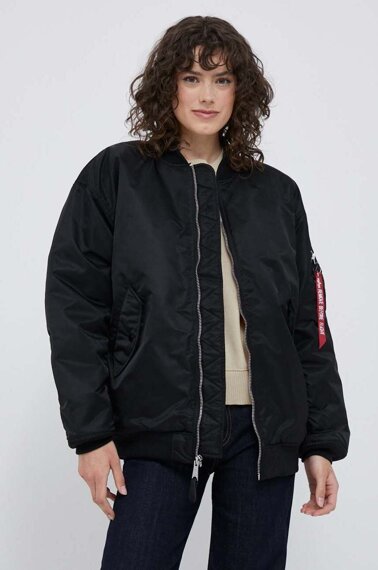 kurtka damska flyers ALPHA INDUSTRIES -  MA-1 CORE WMN BLACK