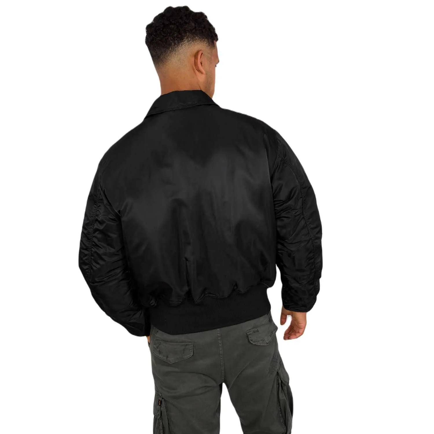 kurtka flyers ALPHA INDUSTRIES - CWU 45 BLACK