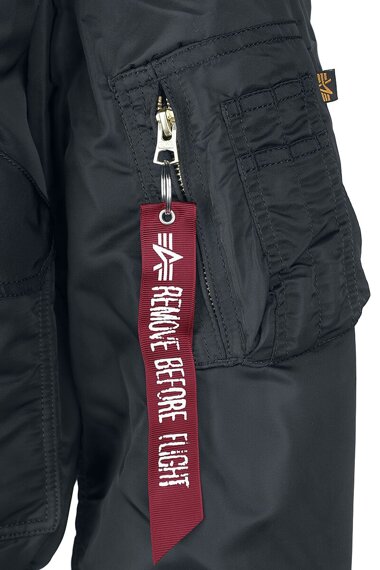 kurtka flyers ALPHA INDUSTRIES - CWU 45 BLACK