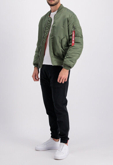 kurtka flyers ALPHA INDUSTRIES - MA 1 SAGE GREEN