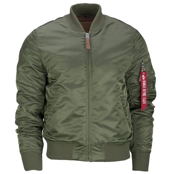 kurtka flyers ALPHA INDUSTRIES - MA 1 SAGE GREEN