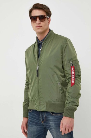 kurtka flyers ALPHA INDUSTRIES - MA-1 TT BOMBER SAGE GREEN