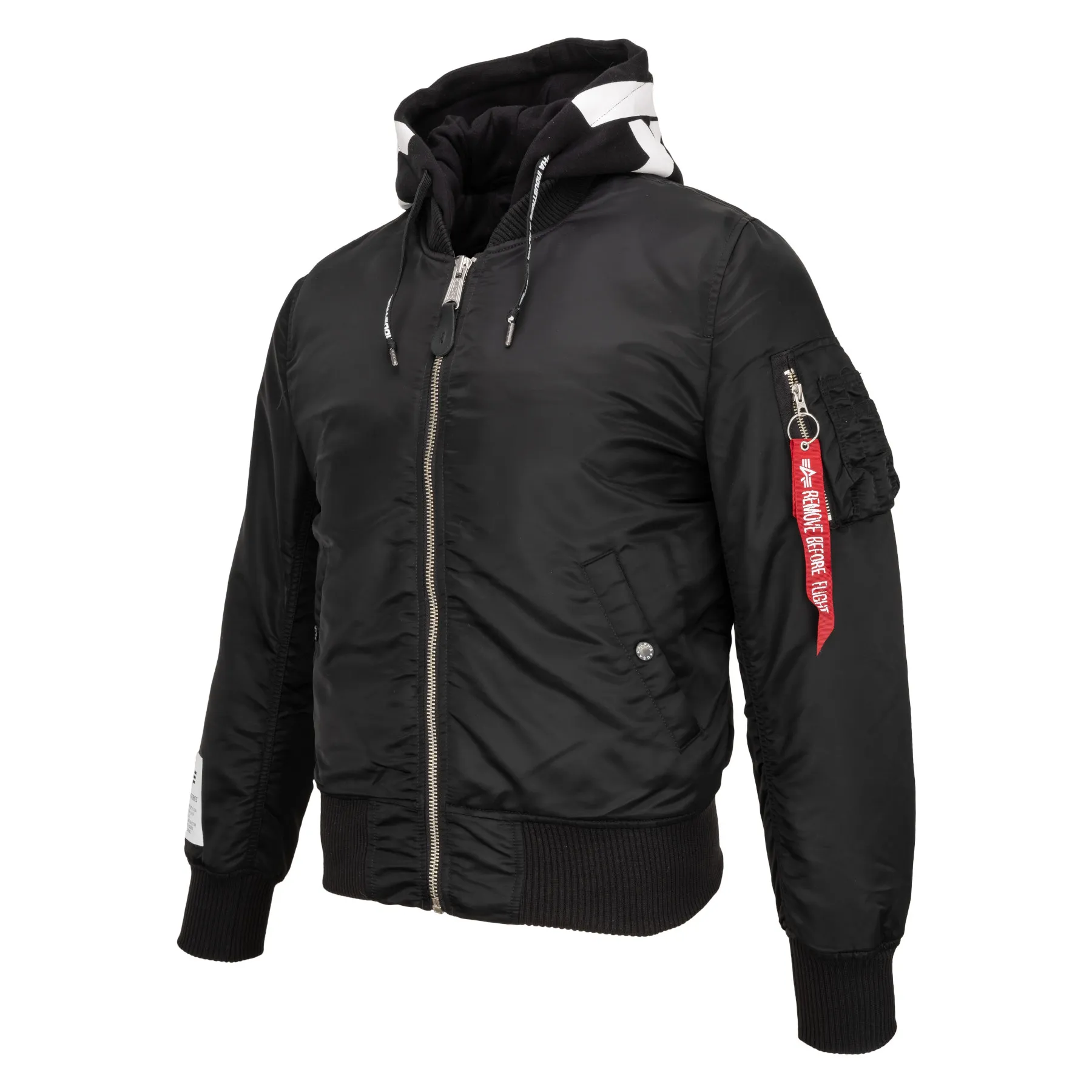 kurtka flyers ALPHA INDUSTRIES - MA 1 ZHP BLACK