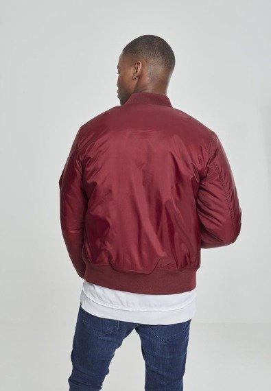 kurtka flyers BASIC BOMBER burgundy