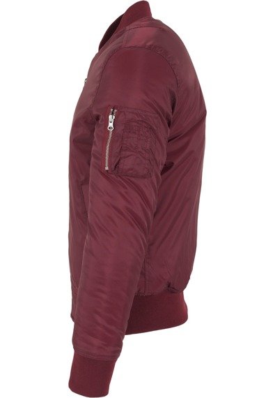 kurtka flyers BASIC BOMBER burgundy