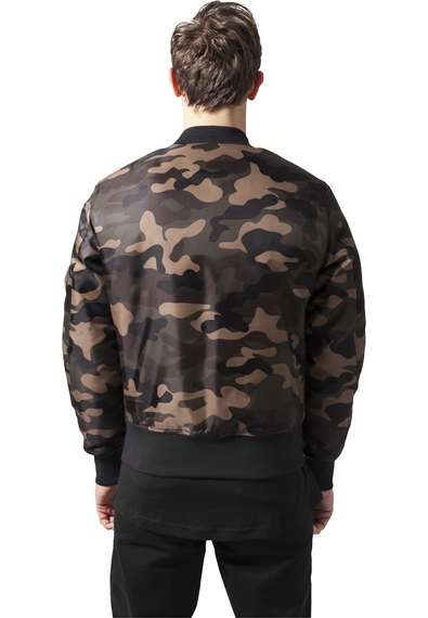 kurtka flyers CAMO BASIC BOMBER woodcamo