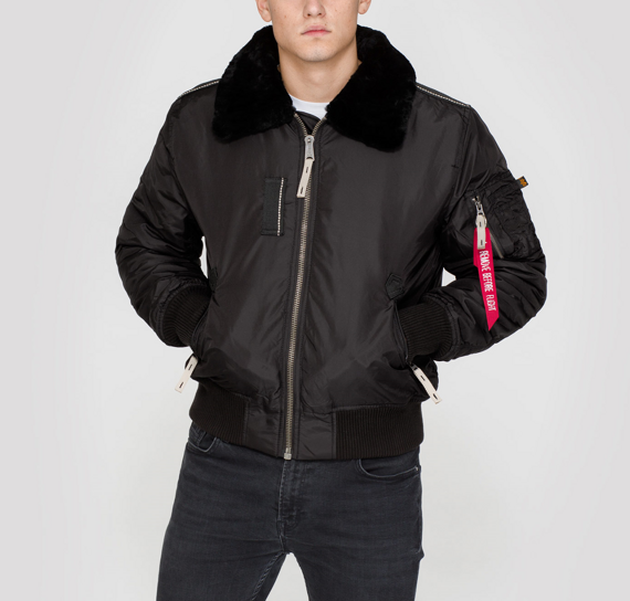 kurtka pilotka ALPHA INDUSTRIES - INJECTOR III  BLACK 