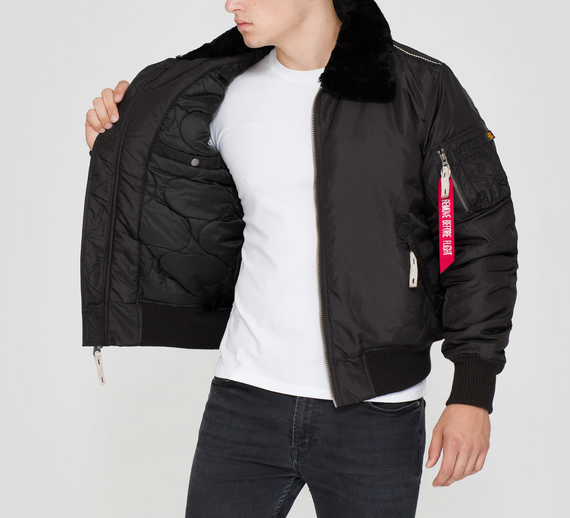 kurtka pilotka ALPHA INDUSTRIES - INJECTOR III  BLACK 