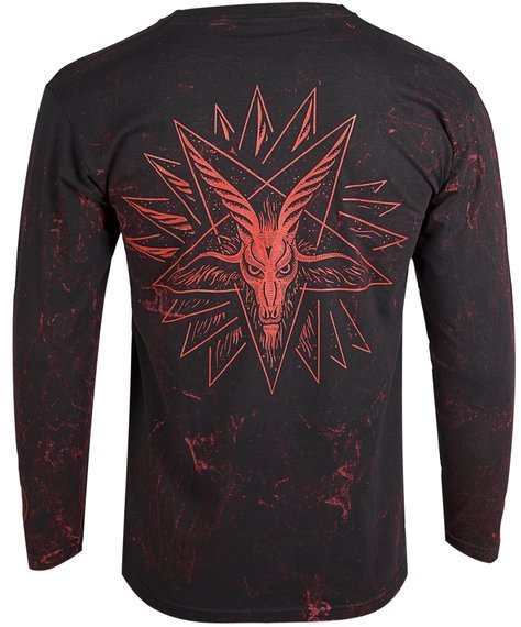 longsleeve AMENOMEN - DEVIL (OMEN154LO ALLPRINT RED)