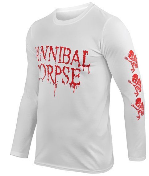 longsleeve CANNIBAL CORPSE - BUTCHERED AT BIRTH biała