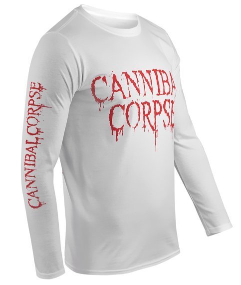 longsleeve CANNIBAL CORPSE - BUTCHERED AT BIRTH biała