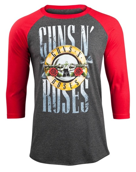 longsleeve GUNS N' ROSES - STACK LOGO rękaw 3/4