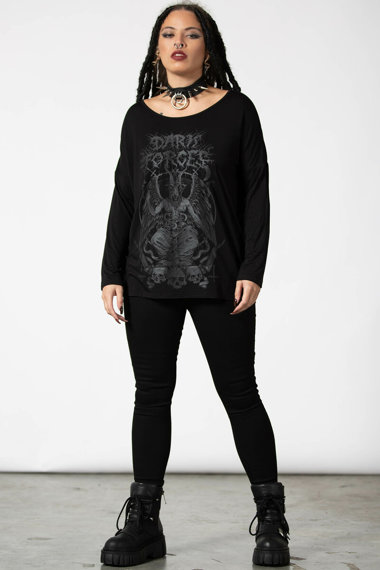 longsleeve KILLSTAR - DARK FORCES BOATNECK