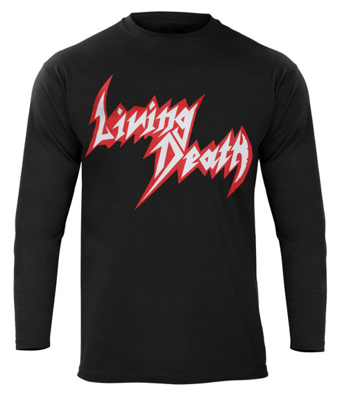 longsleeve LIVING DEATH - RED LOGO