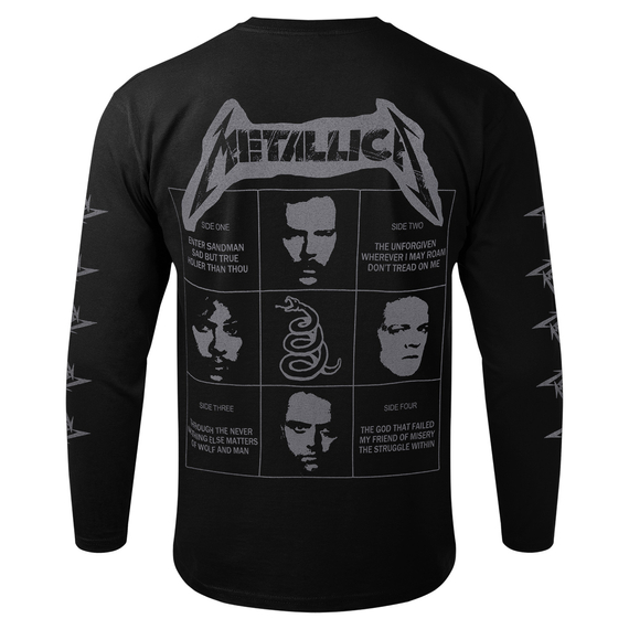 longsleeve METALLICA - BLACK ALBUM SNAKE