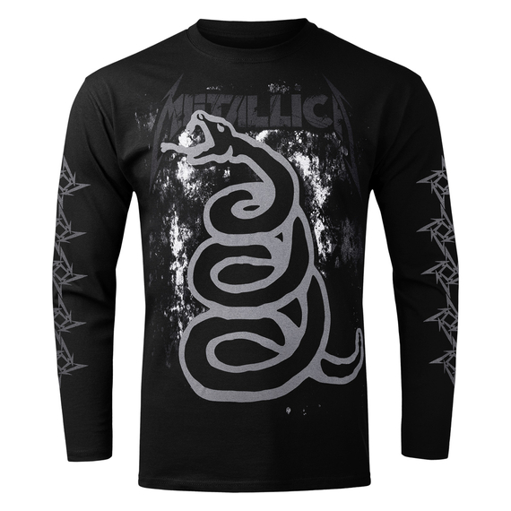 longsleeve METALLICA - BLACK ALBUM SNAKE