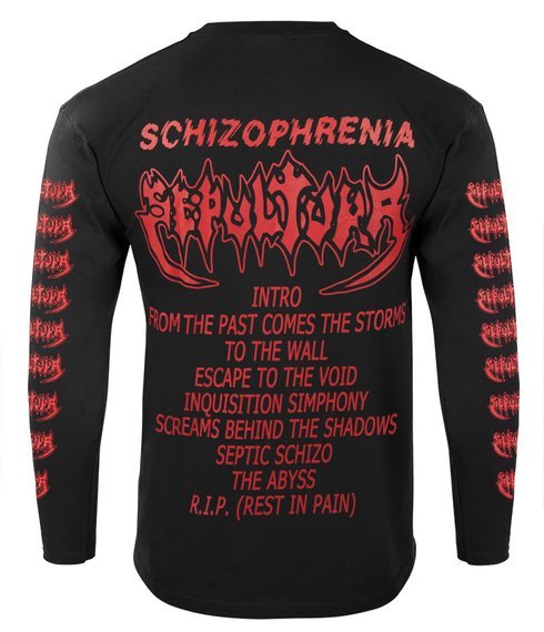 longsleeve SEPULTURA - SCHIZOPHRENIA