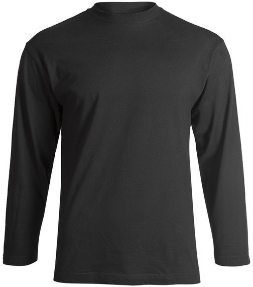 longsleeve STEDMAN - BLACK czarna, bez nadruku