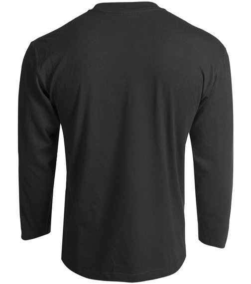 longsleeve STEDMAN - BLACK czarna, bez nadruku