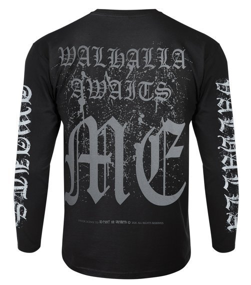 longsleeve VICTORY OR VALHALLA - VIKING SHIELD