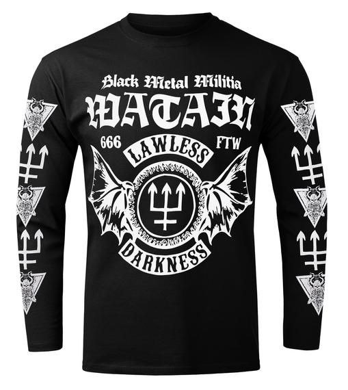 longsleeve WATAIN - BLACK METAL MILITIA