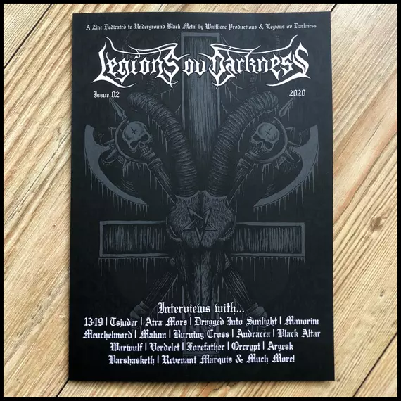 magazyn LEGIONS OV DARKNESS #2 zine, wersja anglojęzyczna