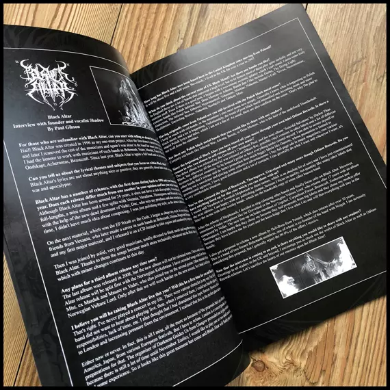 magazyn LEGIONS OV DARKNESS #2 zine, wersja anglojęzyczna