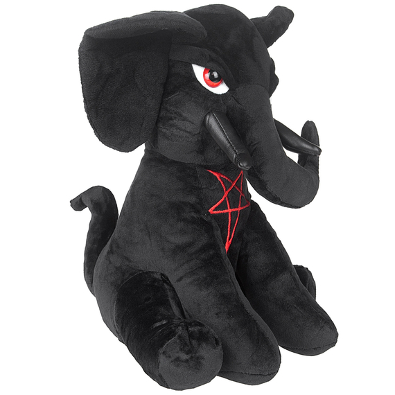 maskotka DARK PLUSH - ELEPHANT WITH A PENTAGRAM