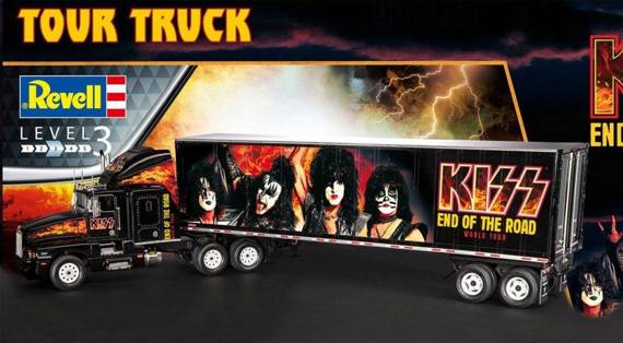 model do sklejania KISS - TRUCK AND TRAILER