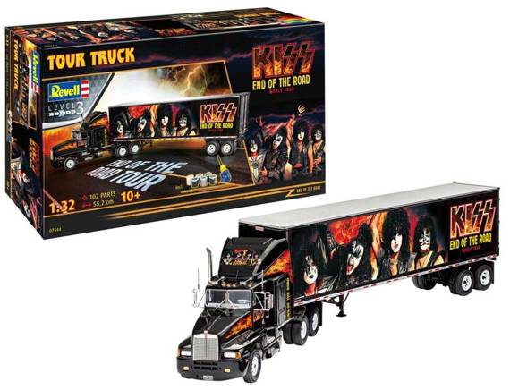 model do sklejania KISS - TRUCK AND TRAILER