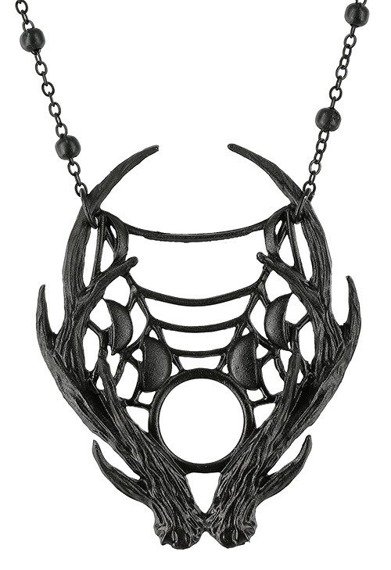 naszyjnik MOON ANTLER black 