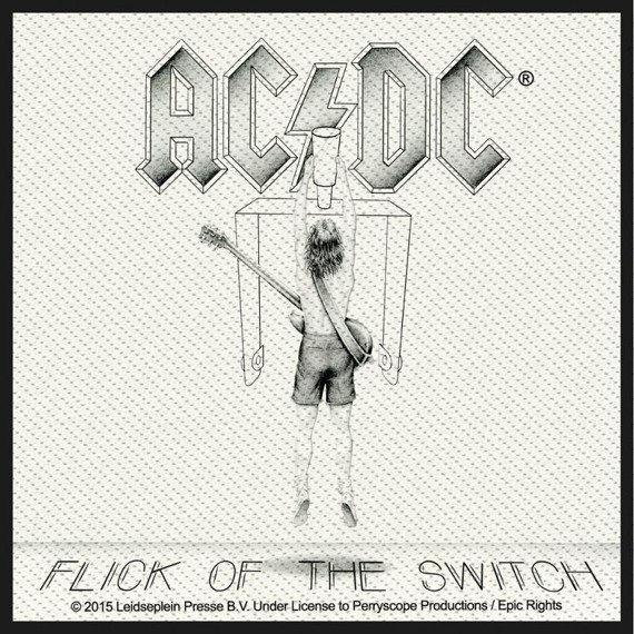 naszywka AC/DC - FLICK OF THE SWITCH