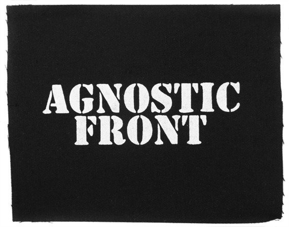 naszywka AGNOSTIC FRONT - LOGO 2