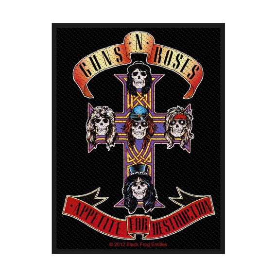 naszywka GUNS N' ROSES - APPETITE FOR DESTRUCTION 