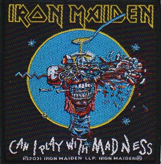 naszywka IRON MAIDEN - CAN I PLAY WITH MADNESS