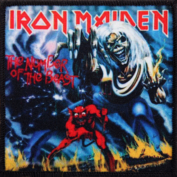 naszywka IRON MAIDEN - THE NUMBER OF THE BEAST