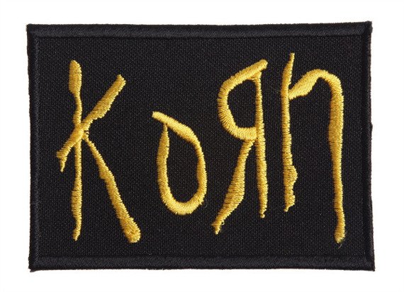 naszywka KORN - LOGO YELLOW