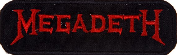 naszywka MEGADETH - LOGO RED